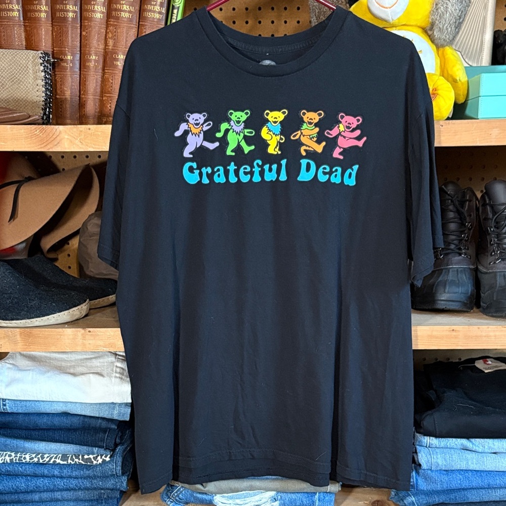 Grateful Dead Black T-Shirt with Dancing Bears